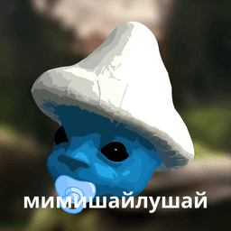 Mini Smurf Cat logo