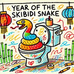 Year Of The Skibidi Snake logo