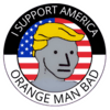 Orange Man Bad  logo