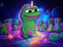 Unicorn Pepe Dust logo