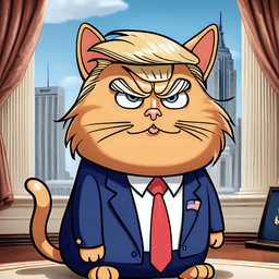 Meow Trump logo