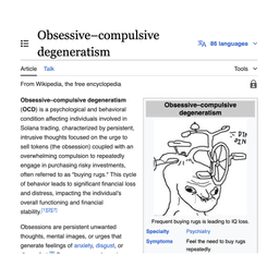 Obsessive-compulsive degenerat