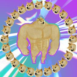 Swole Doge logo