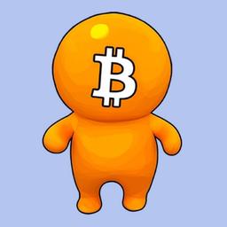 Mascot of Bitcoin logo