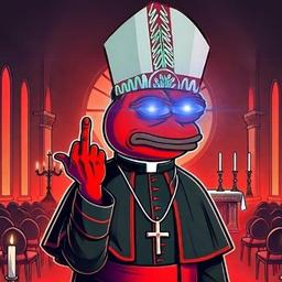 Dark Pepe Pope logo