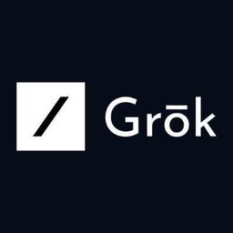 Grōk not Grok logo