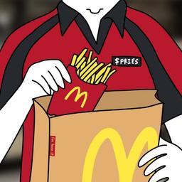Put the fries in the bag