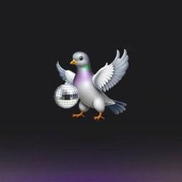 Disco Ball Pigeon