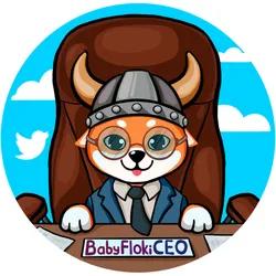 Baby Floki CEO logo